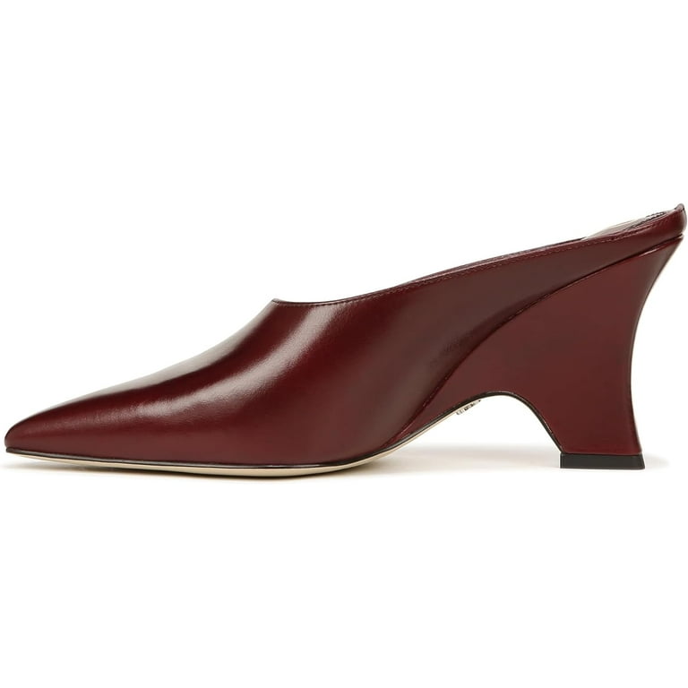 Sam Edelman Women s Vonn Heeled Mules French Burgundy 9.5M Walmart