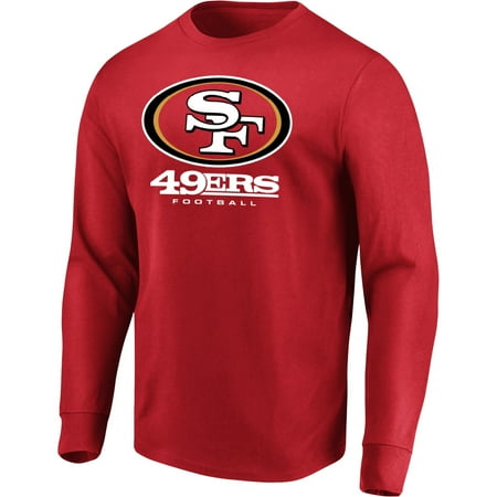 - Men's Majestic Scarlet San Francisco 49ers Our Team Long Sleeve T-Shirt