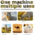 thumbnail image 5 of 900W Sheep Shears Electric Farm Livestock Haircut with 2 Blades Professional Animal Clippers 6 Speed Heavy Duty Electric for Thick Horses Sheep Alpacas Goats(Red), 5 of 9