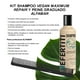 thumbnail image 2 of Shampoo Vegan Nefertiti 300 ml con Peine Alfamar | Fórmula Sin Sulfatos ni Parabenos | Limpieza Nutritiva para Cabello Dañado o con Alaciado Permanente, 2 of 6