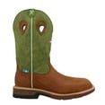 thumbnail image 3 of TWISTED X Adult Male 12in Western Caramel Cafe/Green Work Boots, Size: 13, Width: EE, 3 of 6
