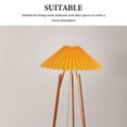 thumbnail image 3 of SHOWERORO Pantalla De Tela Plisada Para Colgante Con Moderno Color Amarillo, 3 of 8