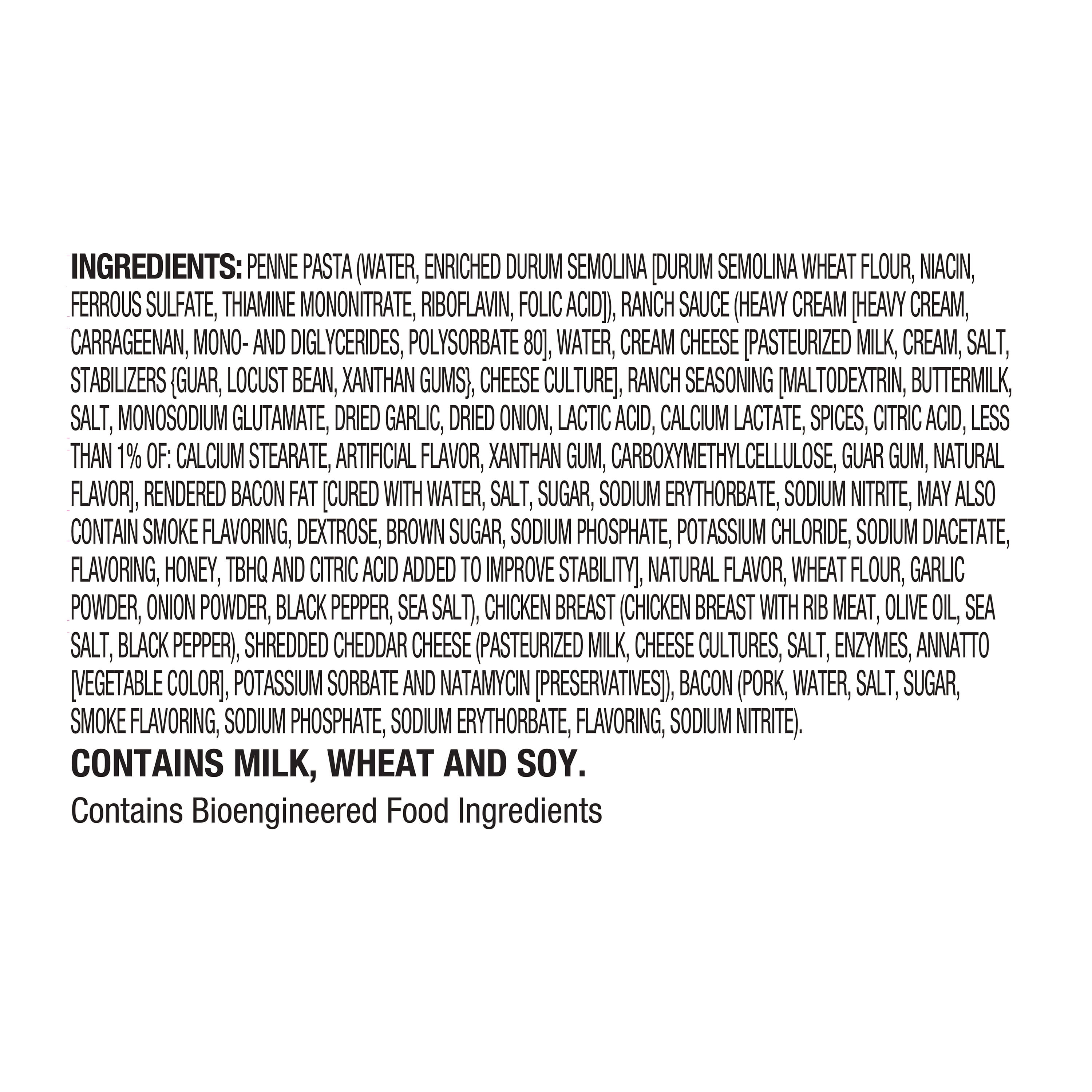 Marketside Fresh Never Frozen Prepared Meal Ready to Bake Chicken Bacon Ranch Bake, 32 oz