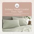 thumbnail image 2 of Whisper Organics 300 TC Sateen Fitted Sheet, 2 of 8