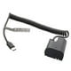 thumbnail image 2 of cable adaptador,Reemplazo de USB a batería ficticia LP E6 60Da,Cable adaptador de alimentación extensible Batería ficticia,Batería ficticia Tipo C Cable USB C Reemplazo R6 80D,Batería, 2 of 9