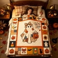 thumbnail image 5 of Halloween Throw Blanket Fleece Throw Blanket Plush Throw Blanket for Couch Bed Soft Cozy Halloween Decor Blanket, 5 of 6