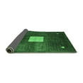 thumbnail image 2 of Ahgly Company Indoor Rectangle Abstract Emerald Green Modern Area Rugs, 2' x 5', 2 of 4