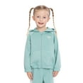 thumbnail image 2 of Wonder Nation Toddler Girls Full Zip Hoodie, Sizes 12M-5T, 2 of 6