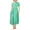 Green, variant on MNCEKFOD Dresses for Grils Summer Casual Trendy Striped Print Short Sleeve Toddler Ankle Length Breathable Comfy and Soft Dress Pink 2-3 Y
