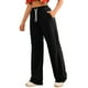 thumbnail image 2 of WILLBEST Pantalones Casuales para Mujer, con Bolsillos Inclinados, Pierna Ancha, Cómodos Pantalones Deportivos de Cintura Alta, Ropa Deportiva Versátil para Yoga con Bolsillos Chica, 2 of 8