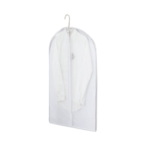 Pyaiiner Clothes Dust Bag Clear Garment Bag For Hanging Clothes Full Zipper Suit Bag Garment Cover For Wardrobe And Clothes Storage