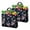 flower-1, variant on 2 Pack Reusable Grocery Bags, Heavy-Duty Shopping Bags with Sturdy Handles,Foldable Organizer, Shopping Bags for Groceries, Market, Car Trunk, Multi-Purpose