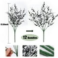 thumbnail image 4 of RECUTMS Artificial Flowers Outdoor Fake Flowers for Garden Porch Decor,12Pcs(Black&White), 4 of 8