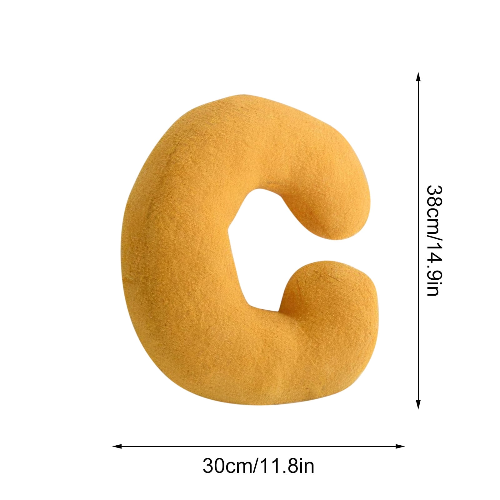 TACILIP Room Decor, 26 Letter Pillows Cute Soft Letter Decorative Pillows English Alphabet Throw Pillows Cushion For Living Room Sofa Couch Bed Car Decoration, Housewarming Gifts