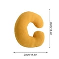 thumbnail image 4 of CASAFUN Cute Soft Plush 26 Letter Cushion Decorative Cushion Pillows Throw Pillow for Living Room Bedroom Couch Bed Sofa, 4 of 9