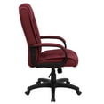 thumbnail image 5 of Flash Furniture Jessica High Back Burgundy Fabric Executive Swivel Office Chair with Arms, 5 of 6