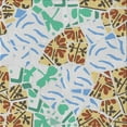 thumbnail image 1 of Ahgly Company Indoor Square Patterned Army Brown Area Rugs, 4' Square, 1 of 6