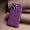 thumbnail image 6 of Mantto Slim Wallet Phone Case for Apple iPhone 14,Hidden Magnetic Closure Folio Flip Kickstand Credit Card Slots Shockproof Premium PU Leather Wallet Protective Phone Case,Purple, 6 of 9