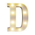 thumbnail image 1 of Amdohai Alphabet LEDs Light Standing Letters Sign with Bulbs Night Lamp Warm White Constant Bright Light Effect 2 * AA Cell Operated IP54 Water Resistance for Birthday Christmas Wedding Home Party Bar, 1 of 8