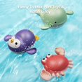 thumbnail image 2 of Juguete de baño para bebé, cabezal de ducha, jirafa y 3 animales, juguetes flotantes, bomba de agua para bañera, niños de 1, 2, 3 y 4 años, 2 of 5