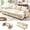Beige, variant on Hombryzy 84" Sectional Sleeper Sofa with Storage Chaise, USB Charging Port, Pull Out Bed & Adjustable Backrest, L Shaped Couch for Small Room, Chenille Green