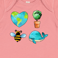 thumbnail image 4 of Inktastic Earth Day Plant a Tree Save the Bees Save the Seas Love Your Mother Boys or Girls Baby Bodysuit, 4 of 5