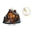 thumbnail image 1 of Escultura Decorativa De Cristal Acrílico Independiente Para Mesa Con Soporte De Metal Para Fiestas, Hogar, Estantería, Festival, Dormitorio, Pasillo, Chimenea, Sala De Estar, Oficina., 1 of 8