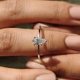 thumbnail image 5 of 2Ct Pear Cut Simulated Diamond Women's Weddings Gift Ring 14K White Gold Plated, 5 of 5