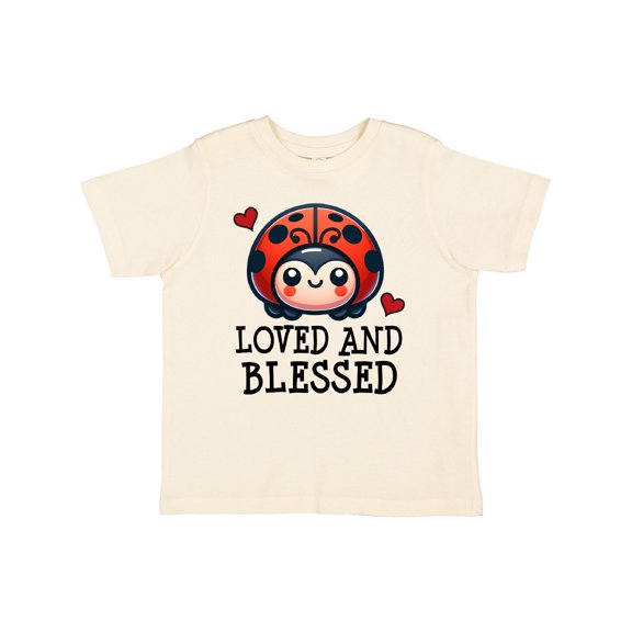 Inktastic Ladybug Loved and Blessed Boys or Girls Toddler T-Shirt
