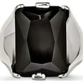 thumbnail image 4 of Stainless Steel Black Cz Polished Ring (Size 7) Made In China sr282-7, 4 of 5