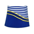 thumbnail image 4 of Girls Dress Cotton Navy Blue Stripe Bird Embroidered 4 Years, 4 of 6