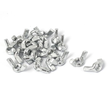 Lot De 5 écrous Carrés M6 En Métal Argenté 12x12x6mm - Marque Uxcell, Neuf