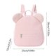 thumbnail image 3 of Mochila infantil de pana con orejas de oso | Mochila escolar informal para niños | Bolsa de viaje ligera para niños pequeños | Para llevar libros y artículos esenciales a diario, 3 of 6