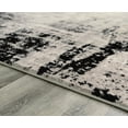 thumbnail image 3 of Signature Design by Ashley Contemporary Zekeman 7'10" x 10' Rug Black/Cream/Gray, 3 of 4