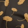 thumbnail image 1 of oneOone Georgette Viscose Brown Fabric Floral Sewing Craft Projects Fabric Prints By Yard 42 Inch Wide, 1 of 4