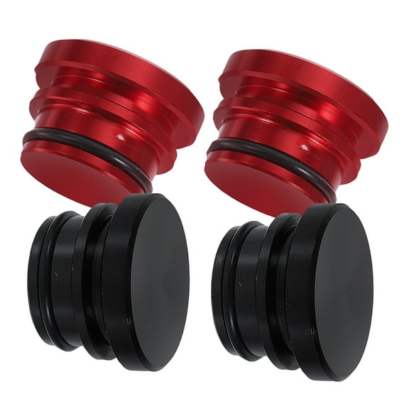 Worgeous  4 Pcs Cigarette Lighter Plug Cover Dust Cap Modified Gaskets