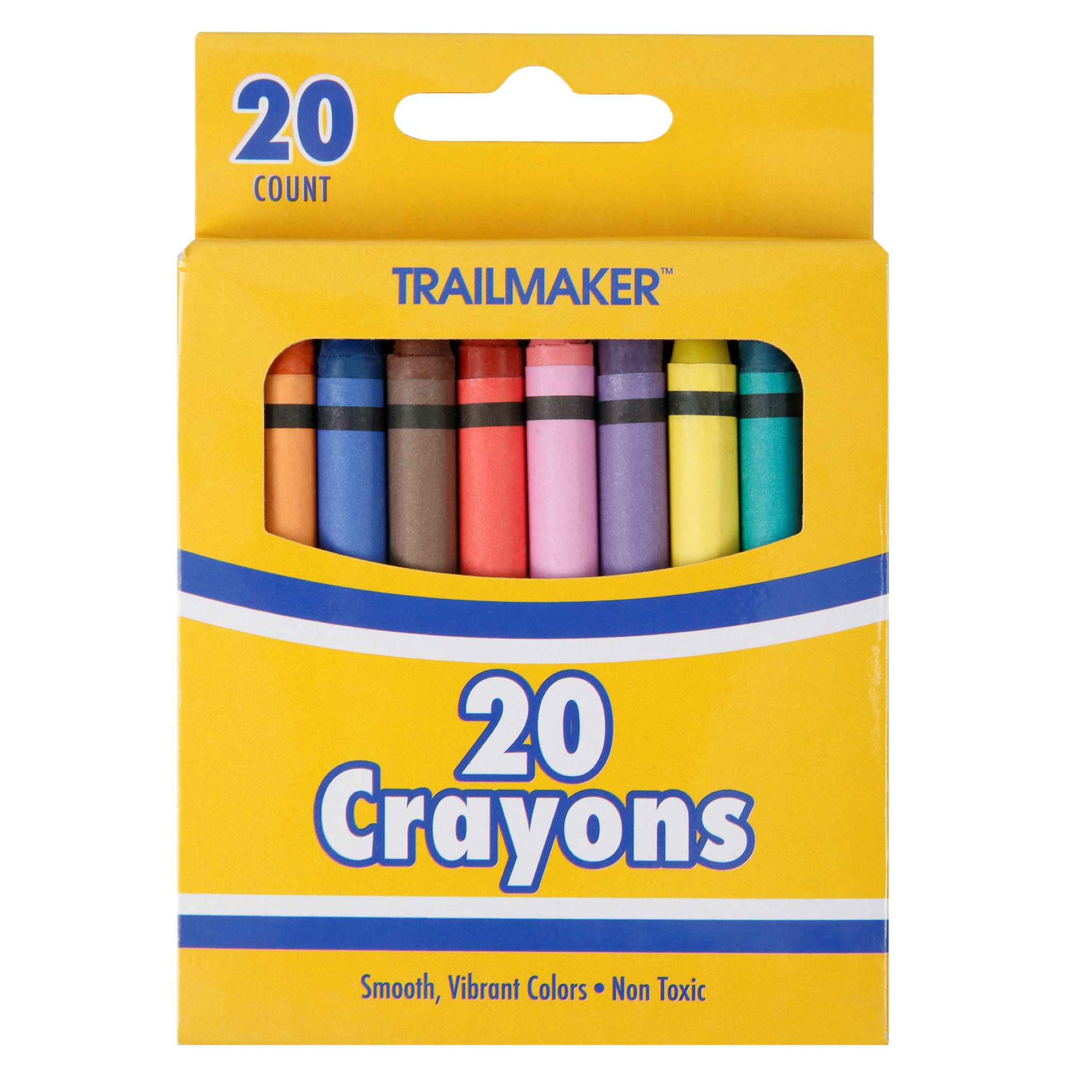 100 Pack of Crayons Containing 20 Crayons Per Box for Coloring - 2000 Count Crayons Total