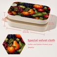 thumbnail image 5 of Thanksgiving Fruit Velvet Portable Decorative Box with Removable Compartment - Storage Box, Display Case, and Earring Holder - Ideal Gift, 5 of 7