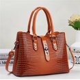 thumbnail image 1 of Bolso bandolera de piel sintética de moda para mujer, bolso de mano de gran capacidad, bolso de hombro para desplazamientos diarios de empleadas de oficina, 1 of 5