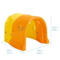 thumbnail image 2 of ECR4Kids Toby Climb-N-Crawl Train, 2-Section Extension Set, Add-on Item, Orange/Yellow, 2 of 9