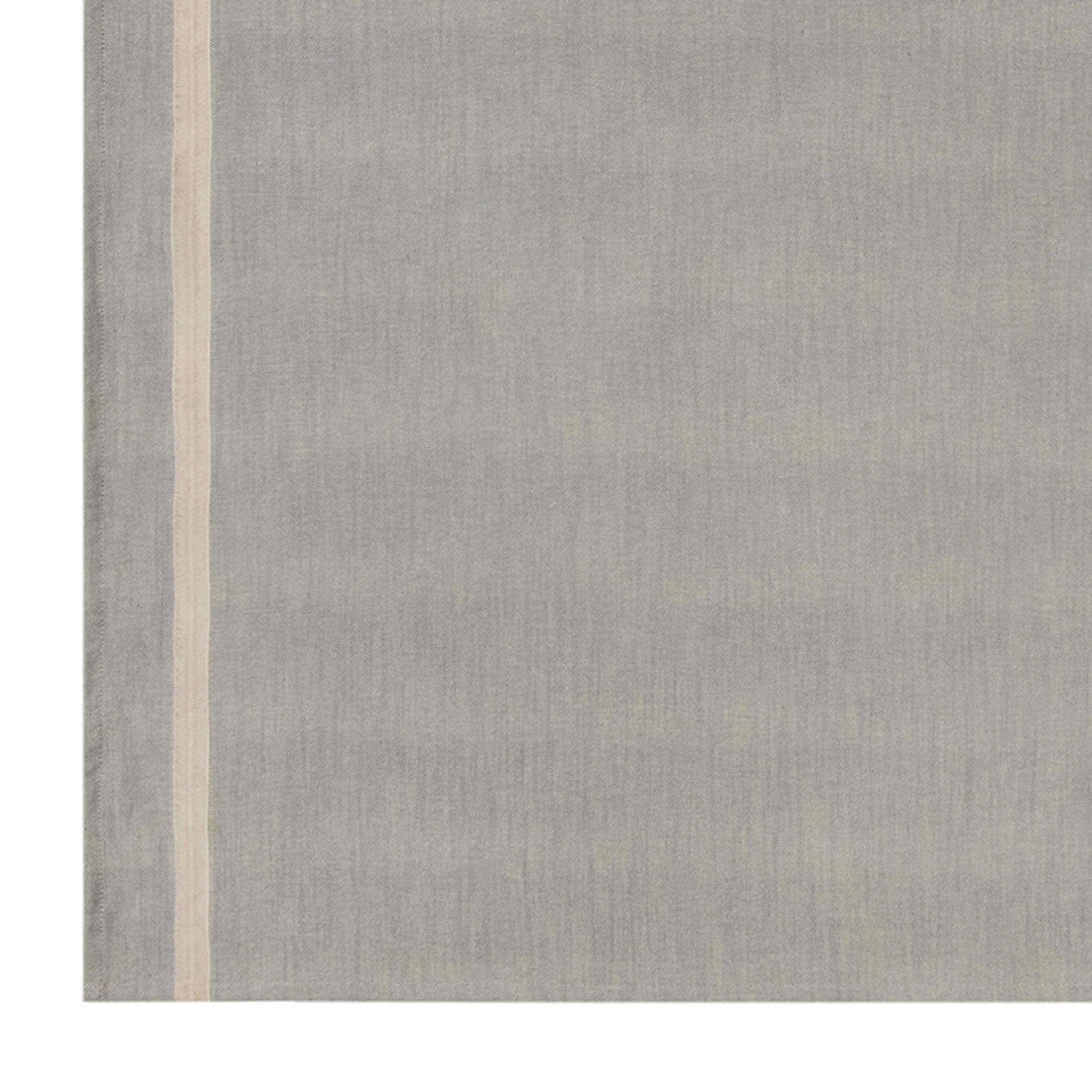 Better Homes & Gardens GREY FRINGE TC 60 X 102 - Grey Flannel / Natural - 100% Cotton