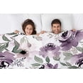thumbnail image 2 of Yibo Abstract Seamless Flower Pattern Blanket Flannel Soft and Comfortable Anti-static Bed Sofa Blanket, 2 of 7