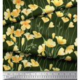 thumbnail image 2 of Soimoi Cotton Poplin Fabric Buttercup Floral Print Fabric by The Yard 56 Inch Wide, 2 of 3