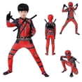 thumbnail image 1 of Disfraz de Cosplay para niños, traje de Deadpool, traje de fiesta para niños, 1 of 3