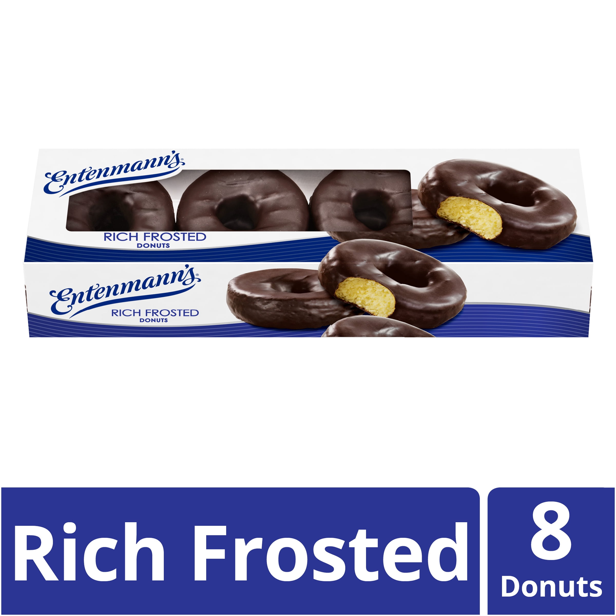 Entenmann's Rich Frosted Donuts, 8 count