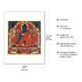 thumbnail image 2 of Sangye Menla - The Compassionate Medicine Buddha - Vintage Tibetan Thangka Buddhist Painting - Bamboo Fine Art 290gsm Paper (Unframed) 17x22in, 2 of 4