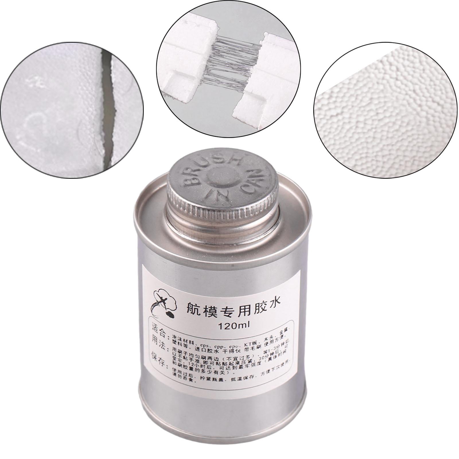 Tachiuwa 2xModel Airplane Foam Glue 120ml Easy to Use Multipurpose Powerful Repair Glue