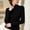 Black, variant on Vinsonshop Womens Fleece Lined Thermal Shirts Long Sleeve Cross Wrap Mock Neck Slim Fit Base Layer Winter Warm Undershirts Fall Clothes Black L