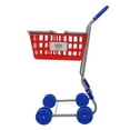 thumbnail image 6 of 2-in-1 Red Shopping Cart - Kids Pretend Play, Converting Shopping Cart & Basket, Ages 3+, 6 of 7