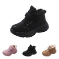 thumbnail image 4 of XXWXYD Boys Winter Boots Girls Boys Children's Casual Shoes Mesh Soft Sole Breathable Sports Short Boots for Fashion Classic Comfortable Shoe(8-9 Years,Black), 4 of 6